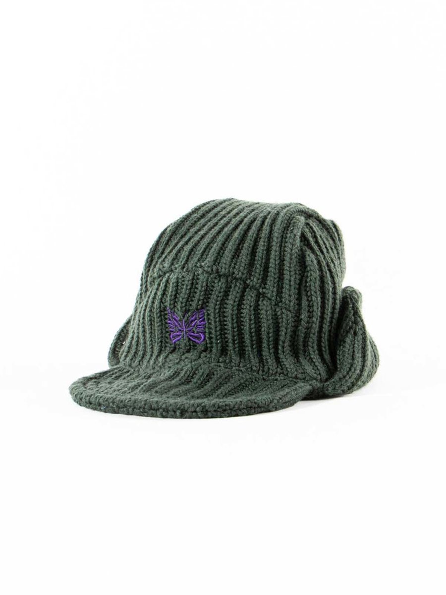 BIRD SHOOTING CAP MERINO WOOL OLIVE