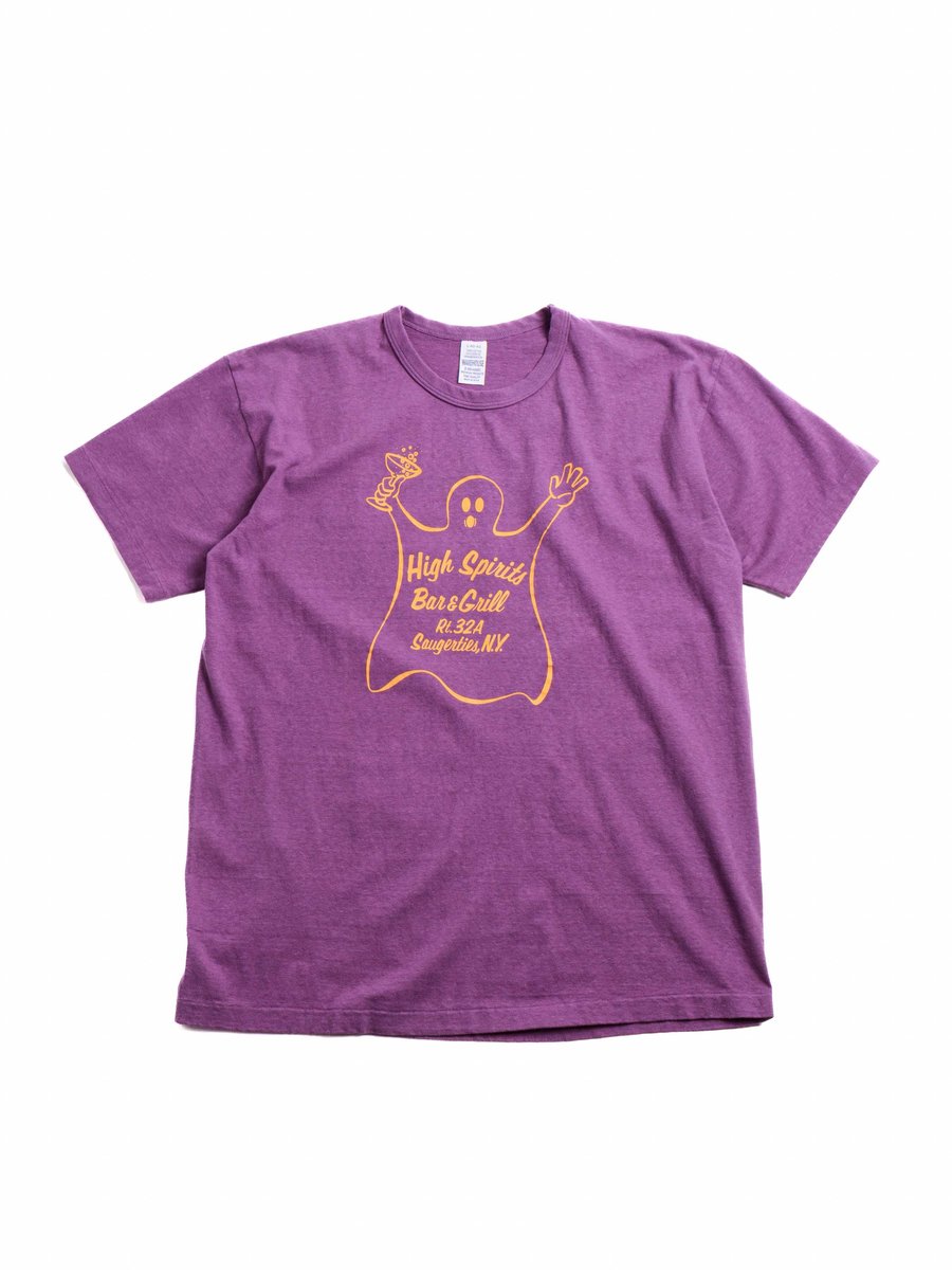 (4064) HIGH SPIRITS TEE SHIRT PURPLE