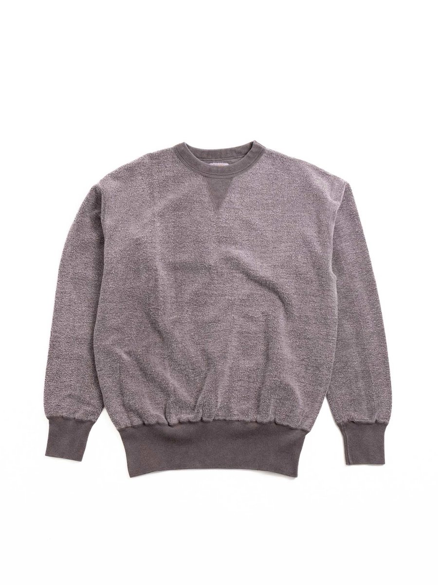 AEKIANAL REVERSE SWEATSHIRT PIGMENT DYE RAISIN