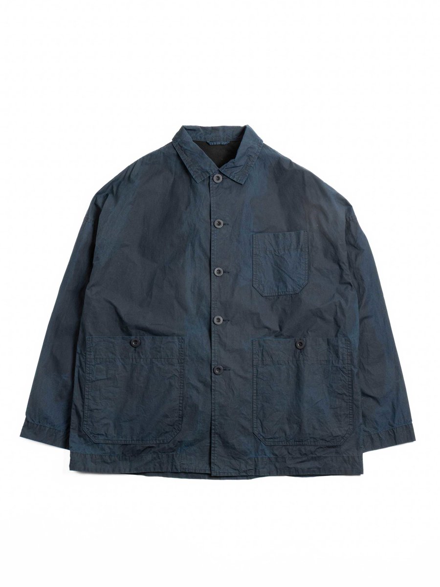 HIGA TRAVAIL JACKET PIGMENT WAX NAVY 