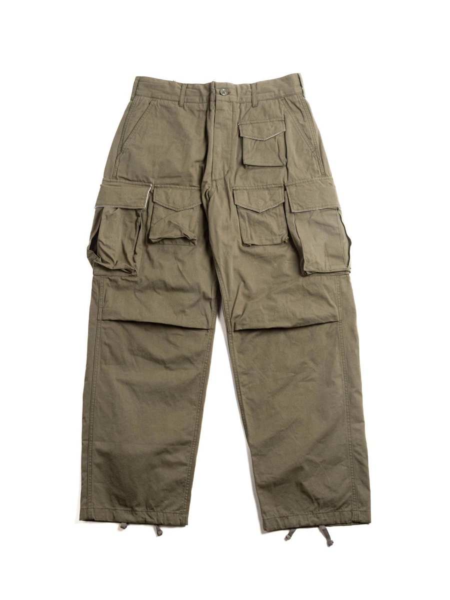 FA PANT OLIVE COTTON SAND CLOTH