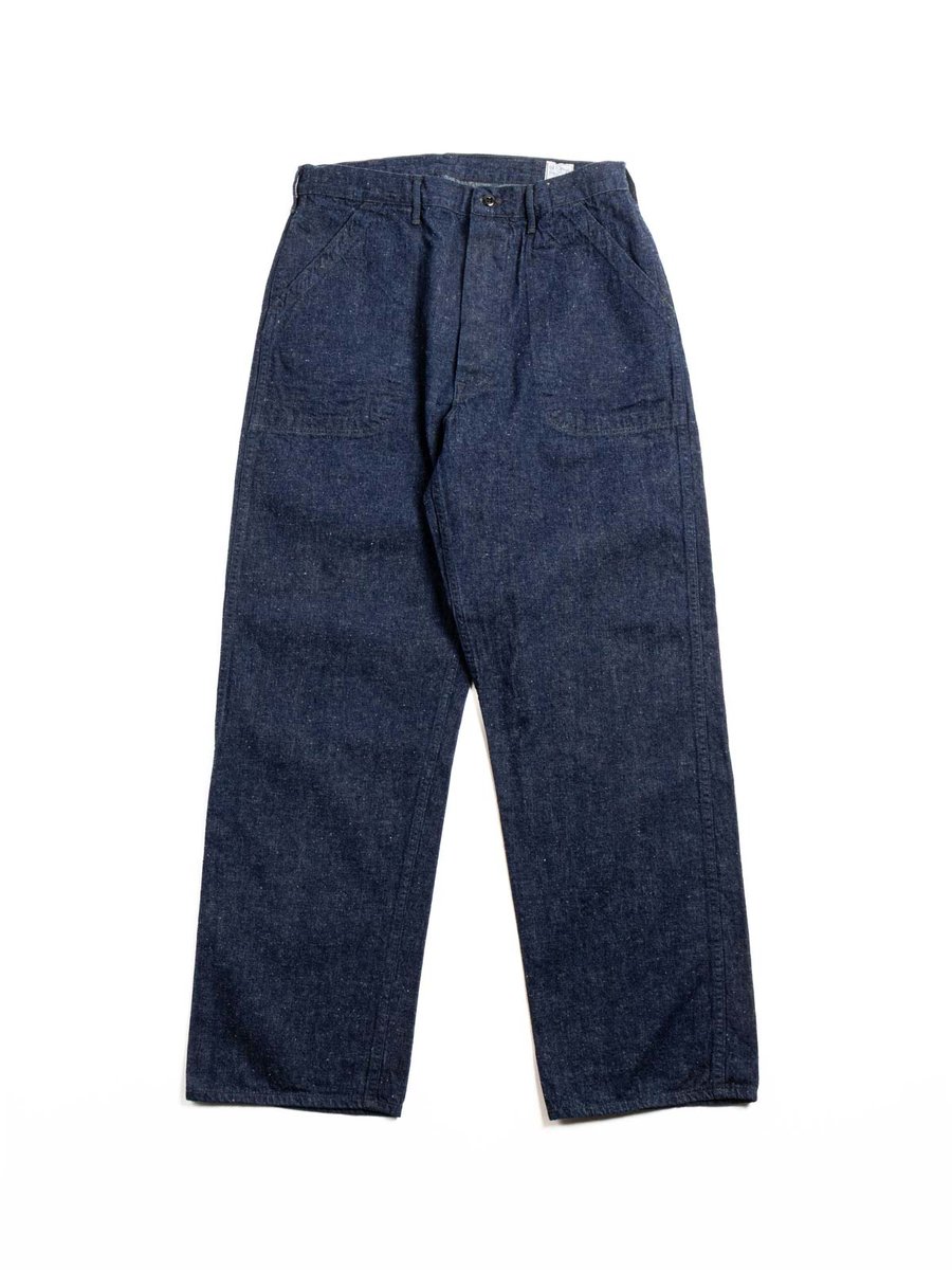 (LOT 01&ndash;5130) US NAVY UTILITY PANTS 9OZ 2X1 ORIGINAL SELVEDGE DENIM