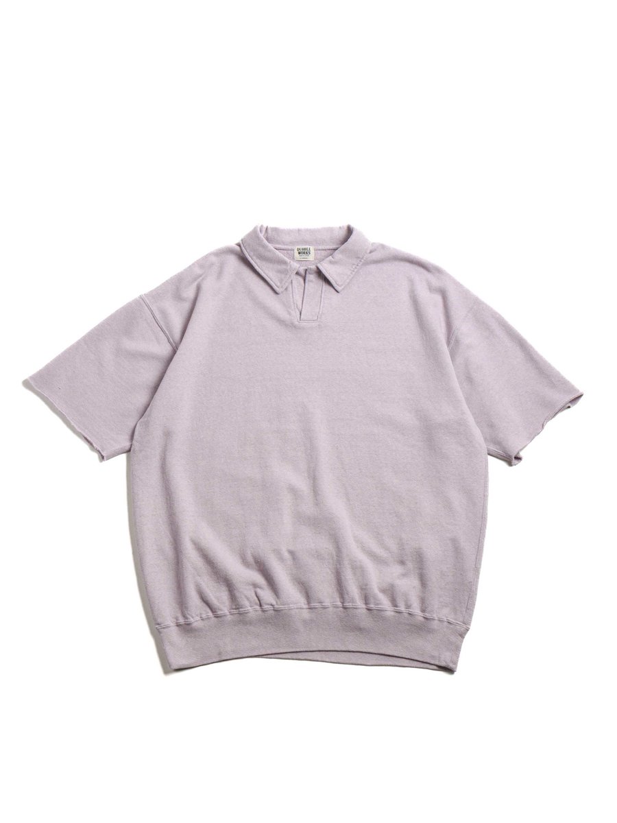 (LOT 74001) CUT OFF SLEEVE POLO SHIRT LAVENDER