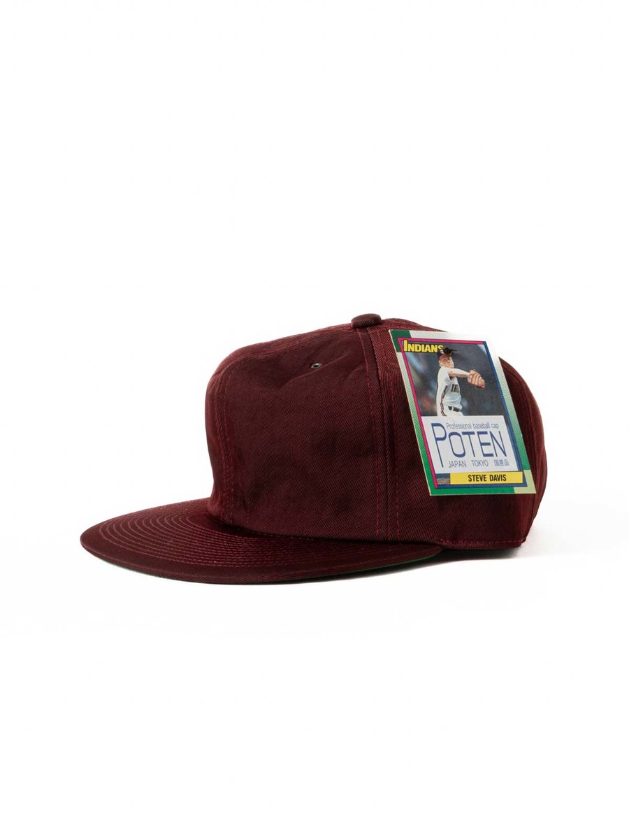 POTEN 80’S BB CAP VINTAGE NYLON WINE 
