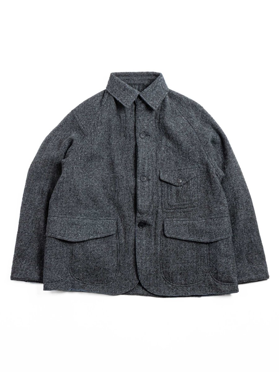(CJ001) GAME JACKET / TOP CHARCOAL