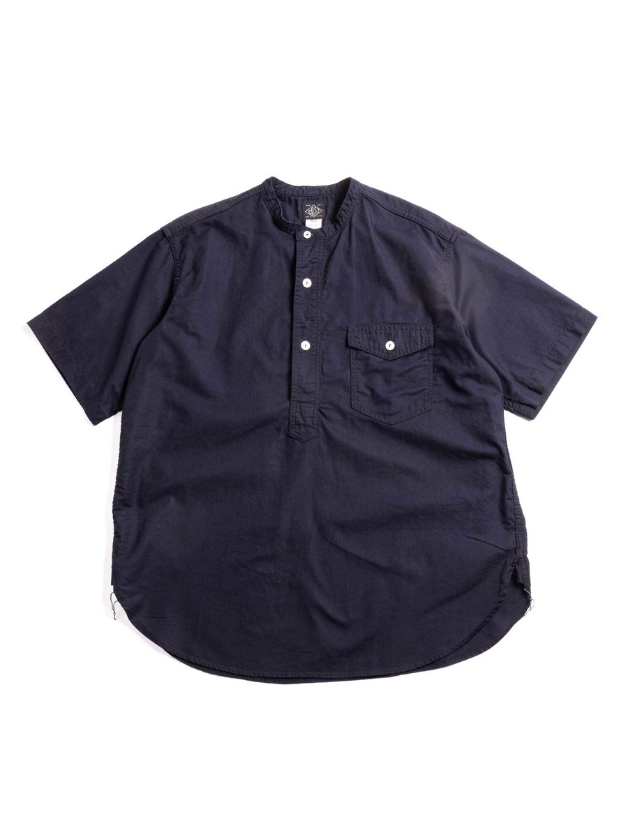 (3213SB&ndash;PCN) NAVY CUT BAND S/S PANAMA CLOTH NAVY