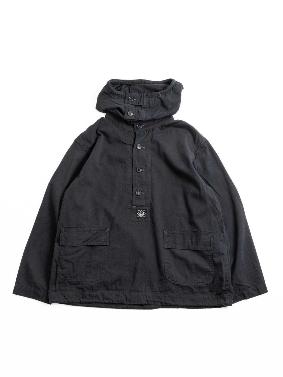 (1105–VTC) NAVY PARKA VINTAGE TWILL CHARCOAL