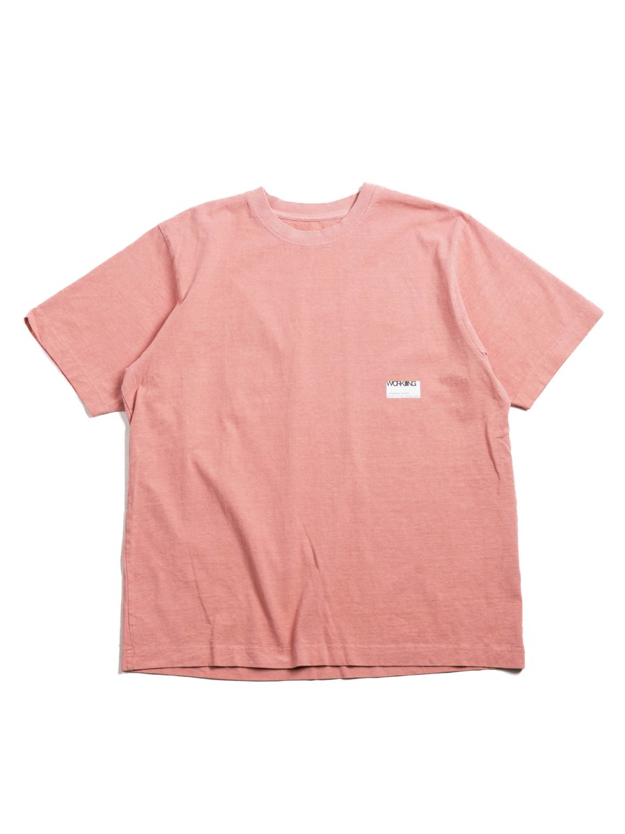 WORKING S/S STICKER T ORGANIC COTTON JERSEY PAVILION