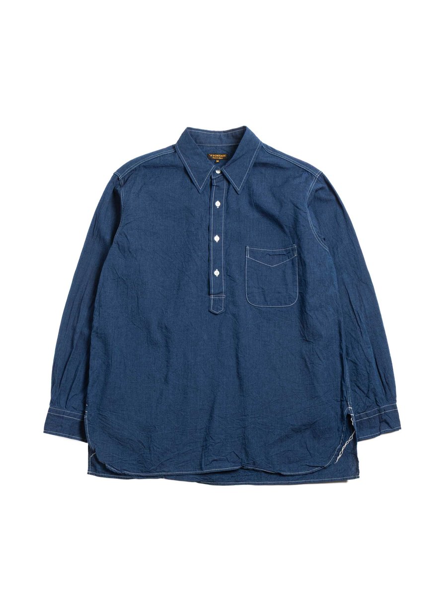 (VTD&ndash;0399&ndash;SH) PULLOVER SHIRT INDIGO