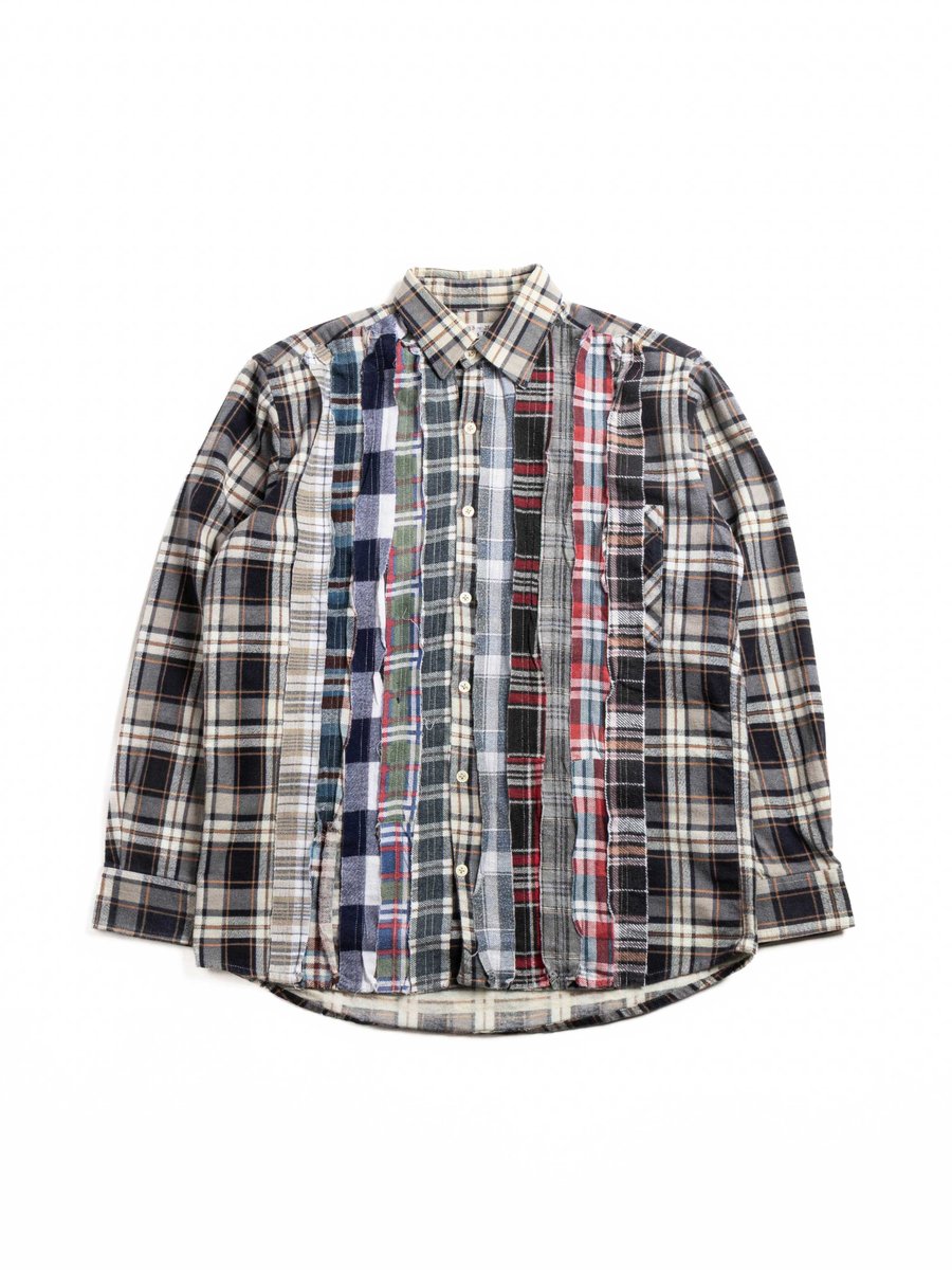 REBUILD BY NEEDLES FLANNEL SHIRT RIBBON SHIRT 1