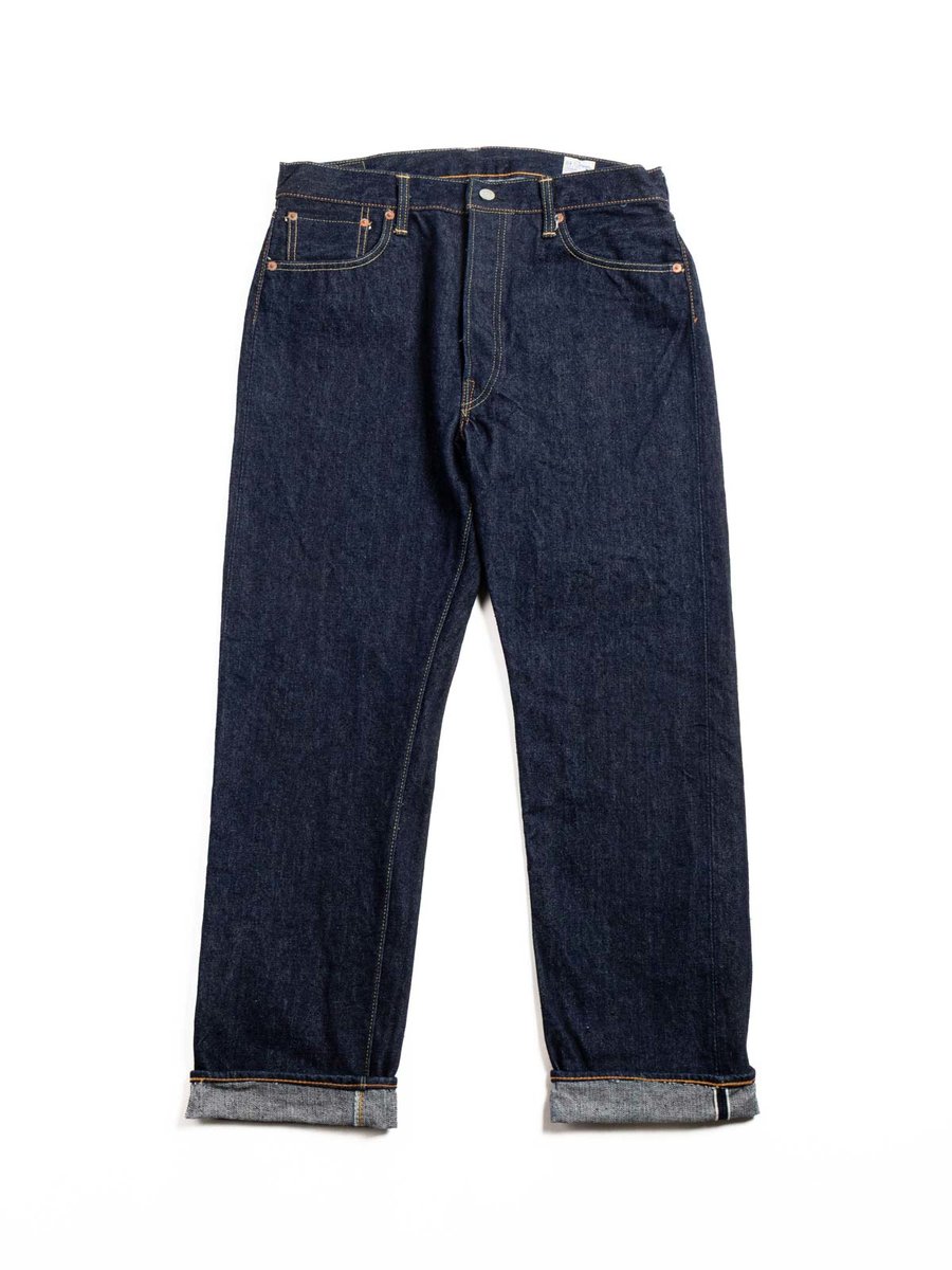 (LOT&ndash;1050) 105 STANDARD SELVEDGE DENIM PANTS RINSED