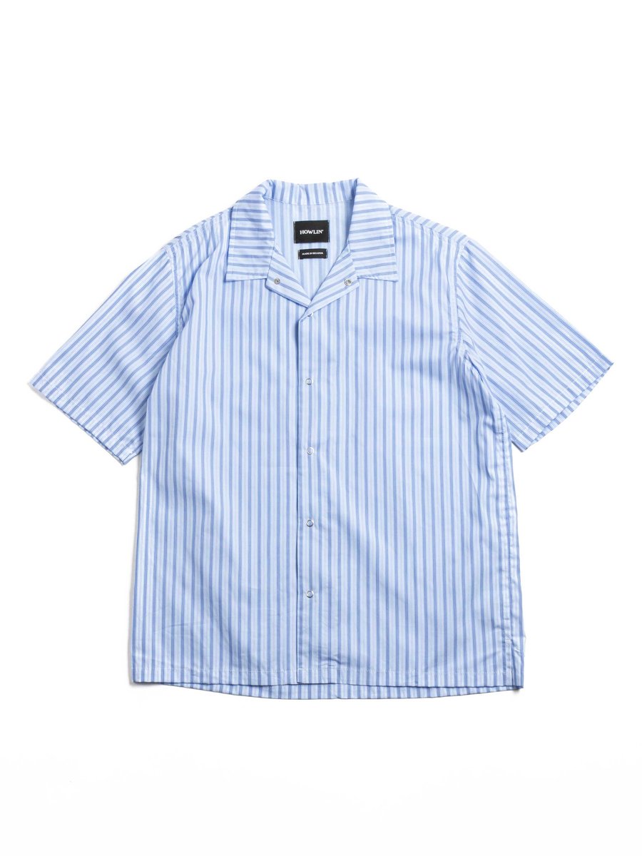 COCKTAIL D&rsquo;AMORE SHIRT FINE STRIPES MULTI BLUE