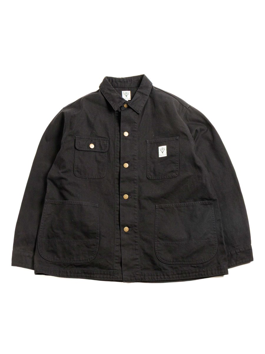 COVERALL 11.5oz COTTON CANVAS BLACK
