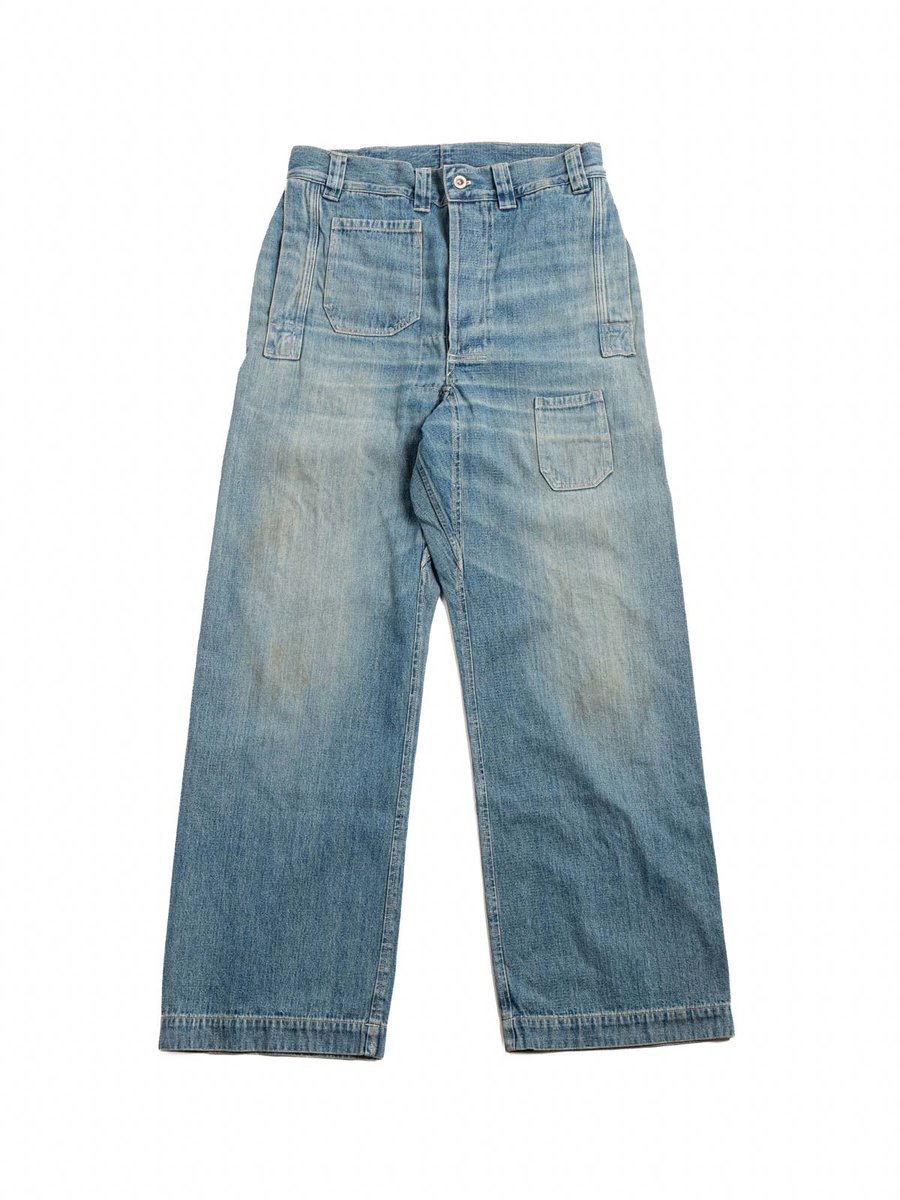JOHN GLUCKOW JG&ndash;01S 1910s NETMAKER&rsquo;S TROUSERS UW LIGHT