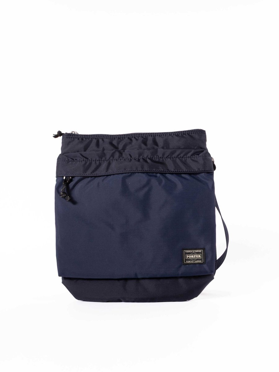 PORTER FORCE SHOULDER BAG NAVY