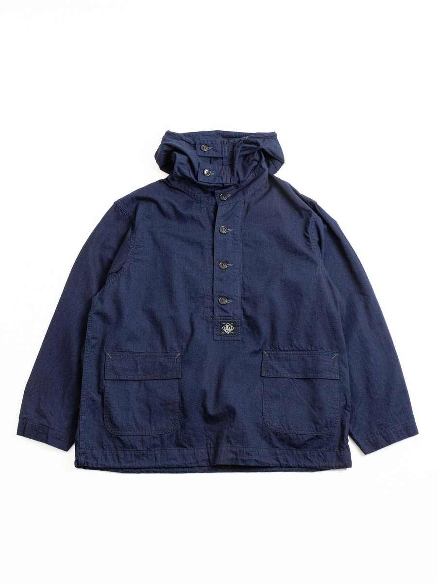 (1105–VTI) NAVY PARKA VINTAGE TWILL INDIGO