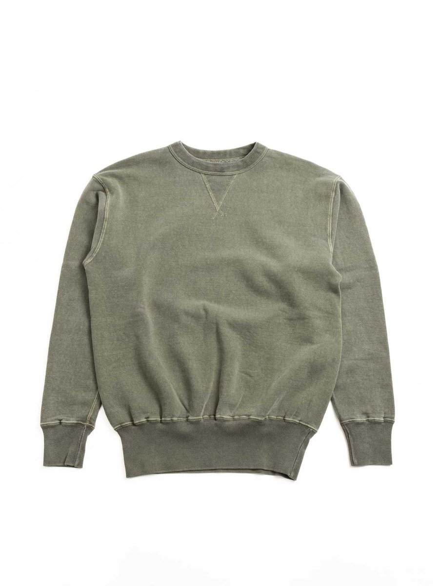 LANIAKEA SWEATSHIRT PIGMENT DYE GRAPE LEAF