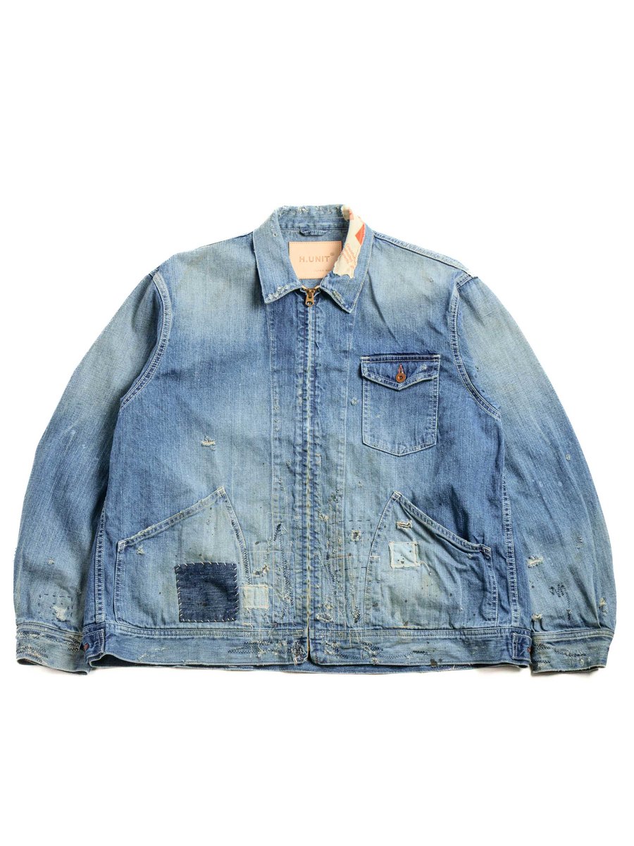 10.5 OZ DENIM ZIP WORK JACKET (CUSTOMISE)