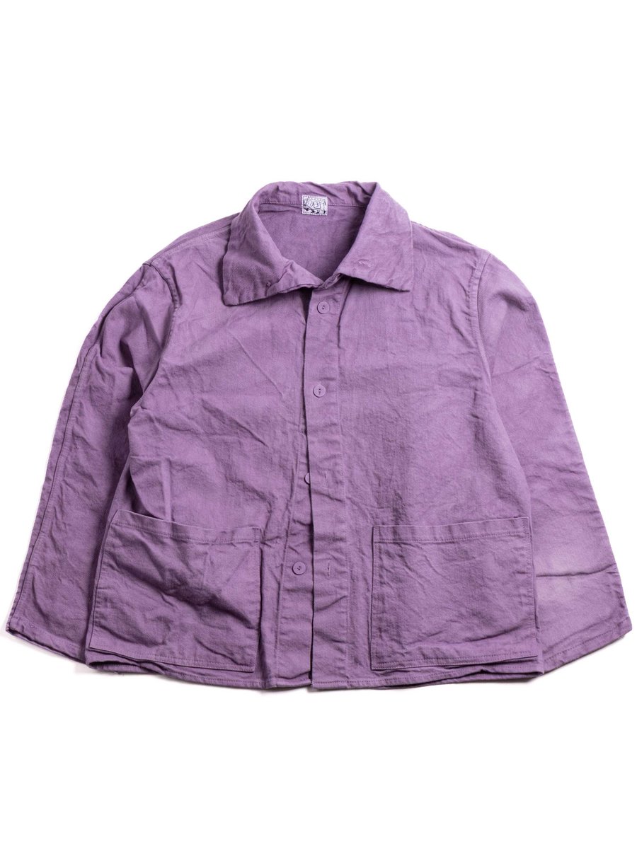 TYPE 931 SCOUT JACKET COTTON BLACKOUT PURPLE LOGWOOD