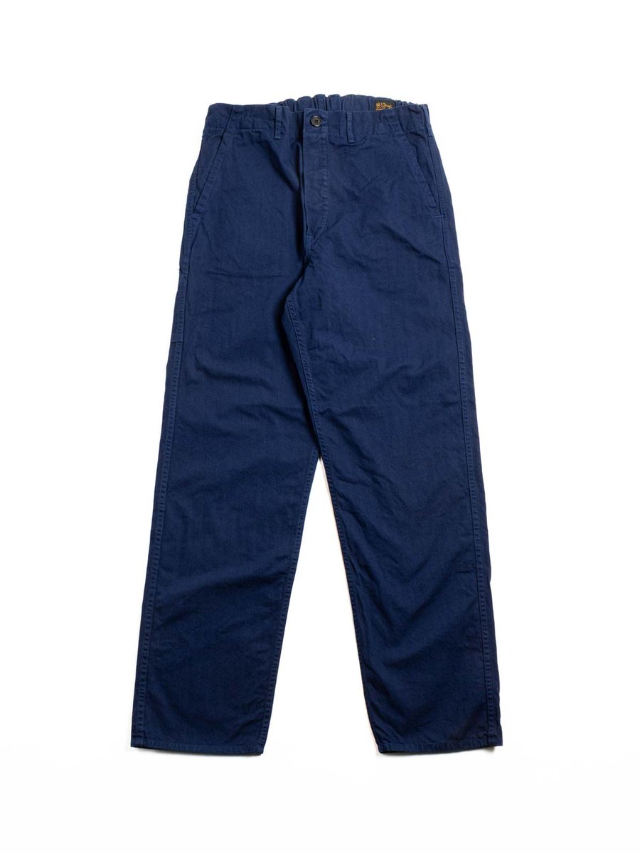 (LOT&ndash;5000) ORIGINAL HERRINGBONE FRENCH WORK PANT BLUE