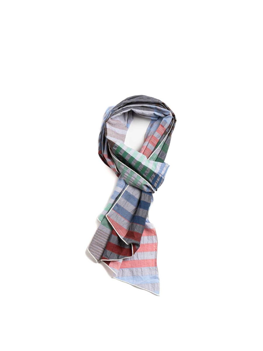 LONG SCARF MULTI COLOR CP BIG PLAID 