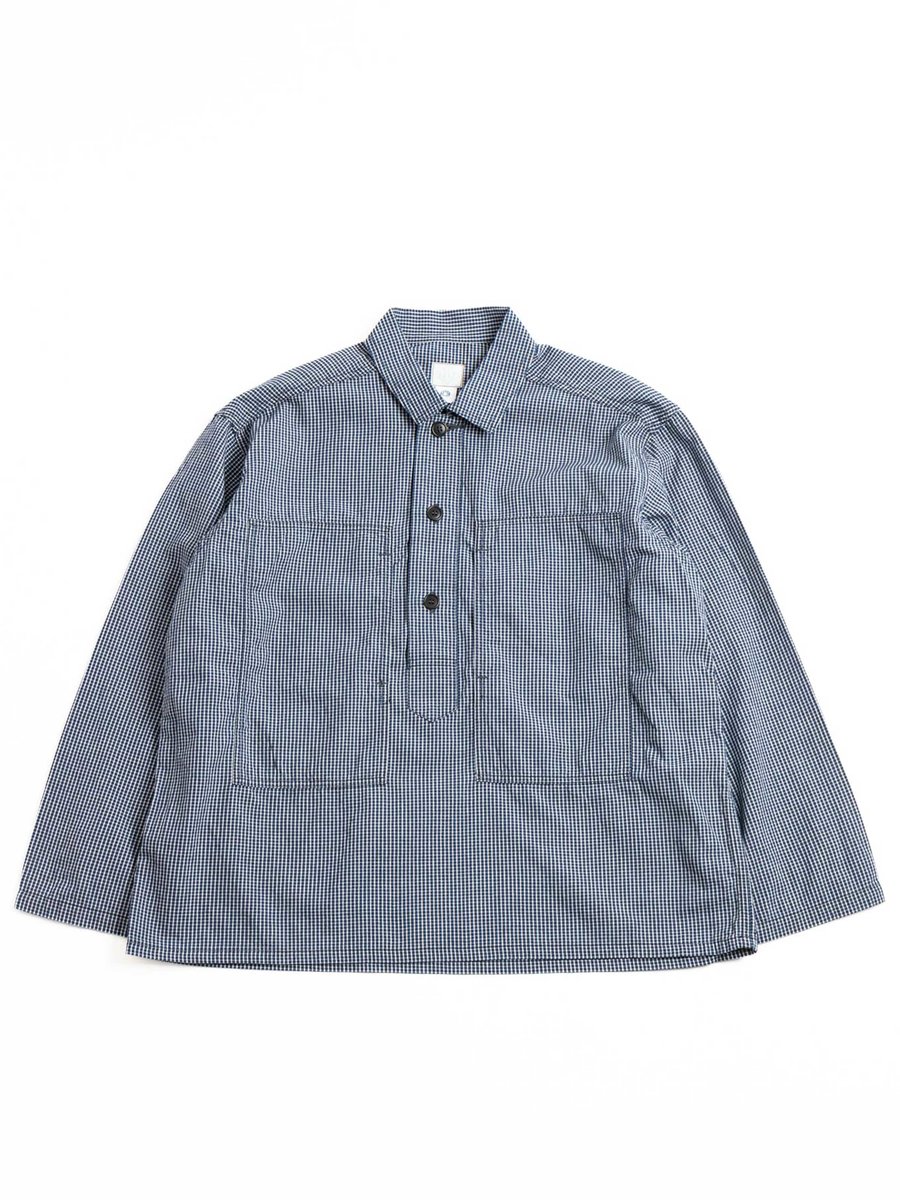 (1204–ICI) ARMY SHIRT INDIGO CHECK