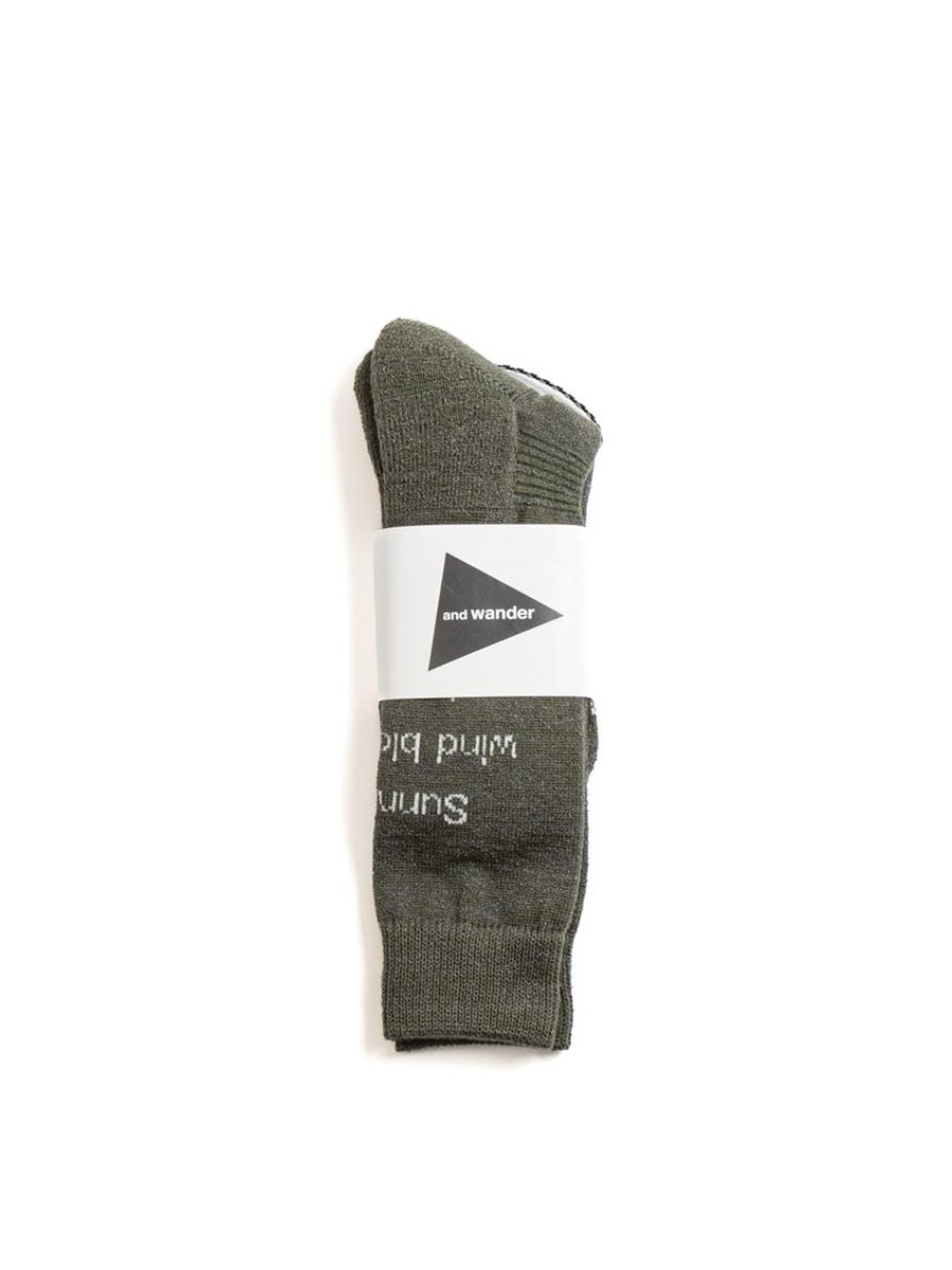 PE/CO PILE SOCK KHAKI