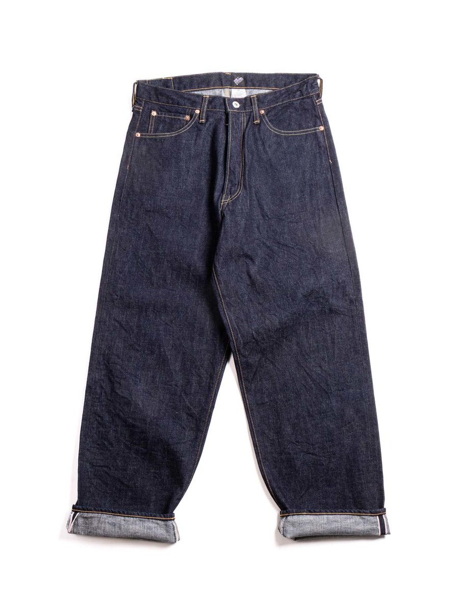 (CP005) FIVE POCKET INDIGO DENIM