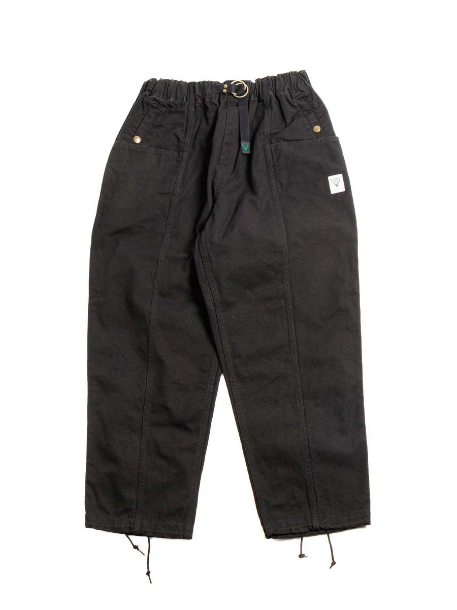 BELTED C.S. PANT 11.5oz COTTON CANVAS BLACK