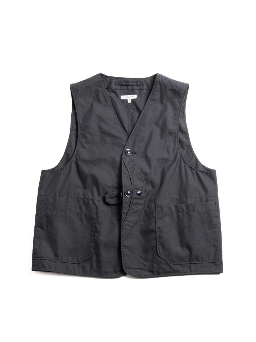 UPLAND VEST DK.NAVY LT WEIGHT NYCO TWILL 