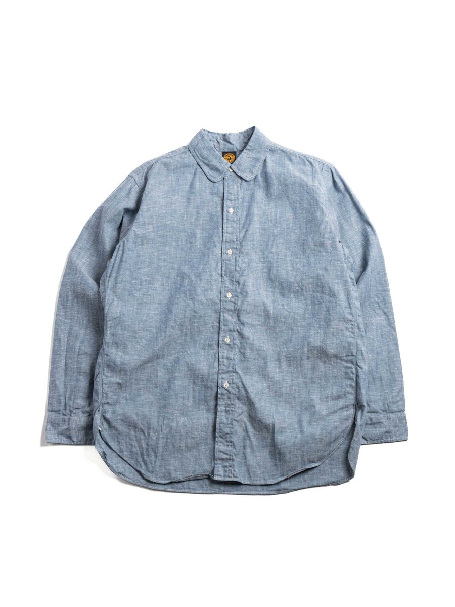 (JG&ndash;34) BB ROUND COLLAR OXFORD NAVY