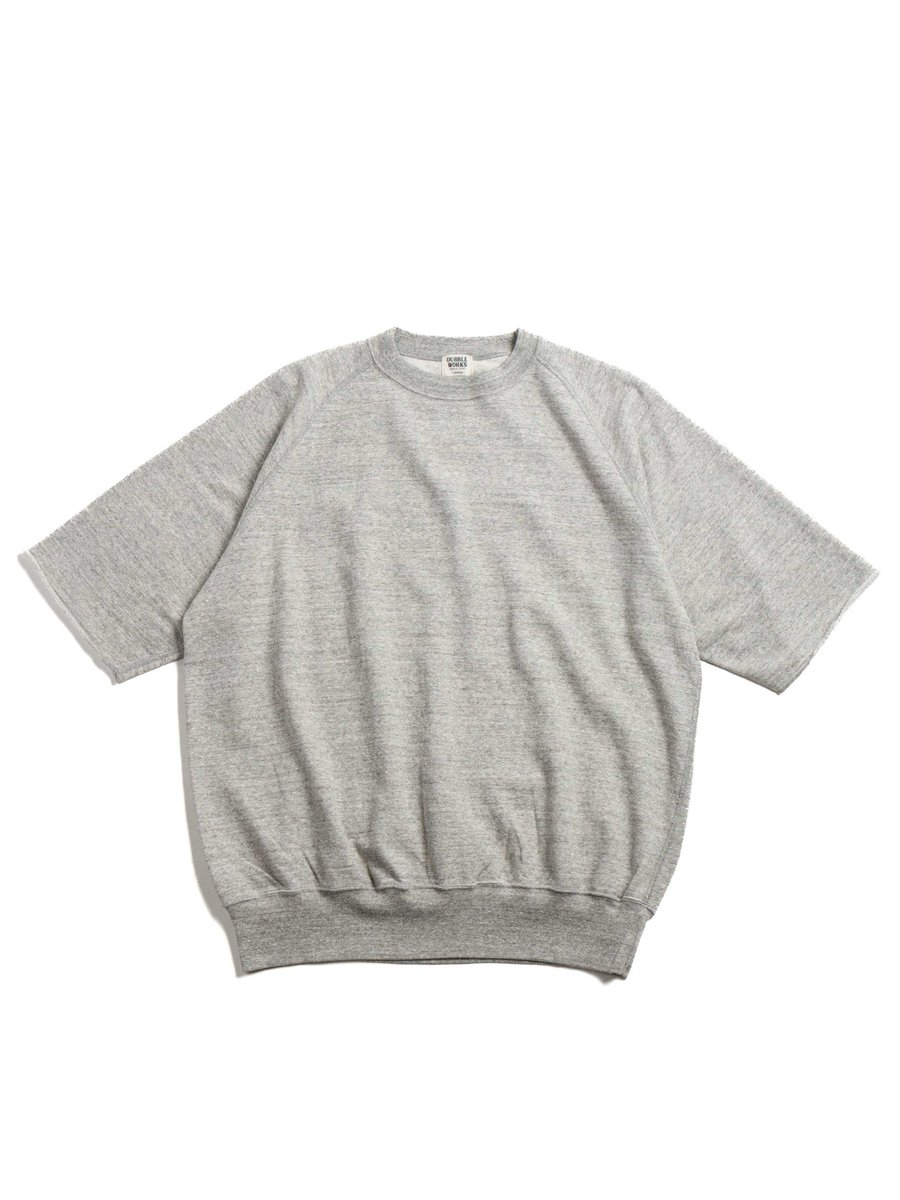 (LOT 74001) CUT OFF SLEEVE SWEAT SHIRT HEATHER GREY
