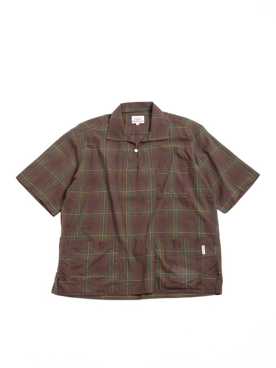 TOPANGA PULLOVER BROWN PLAID