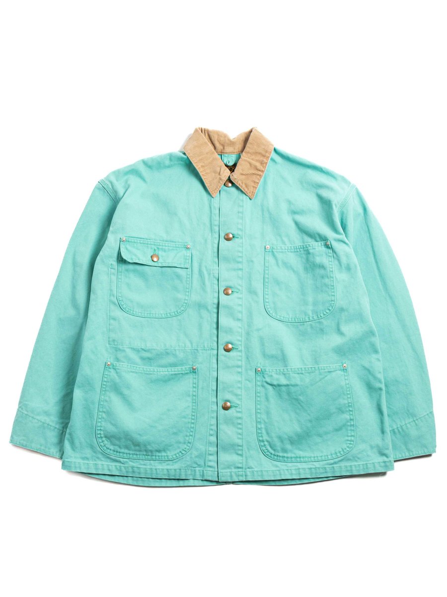 (6034) RELAX FIT OXFORD COVERALL TURQUOISE