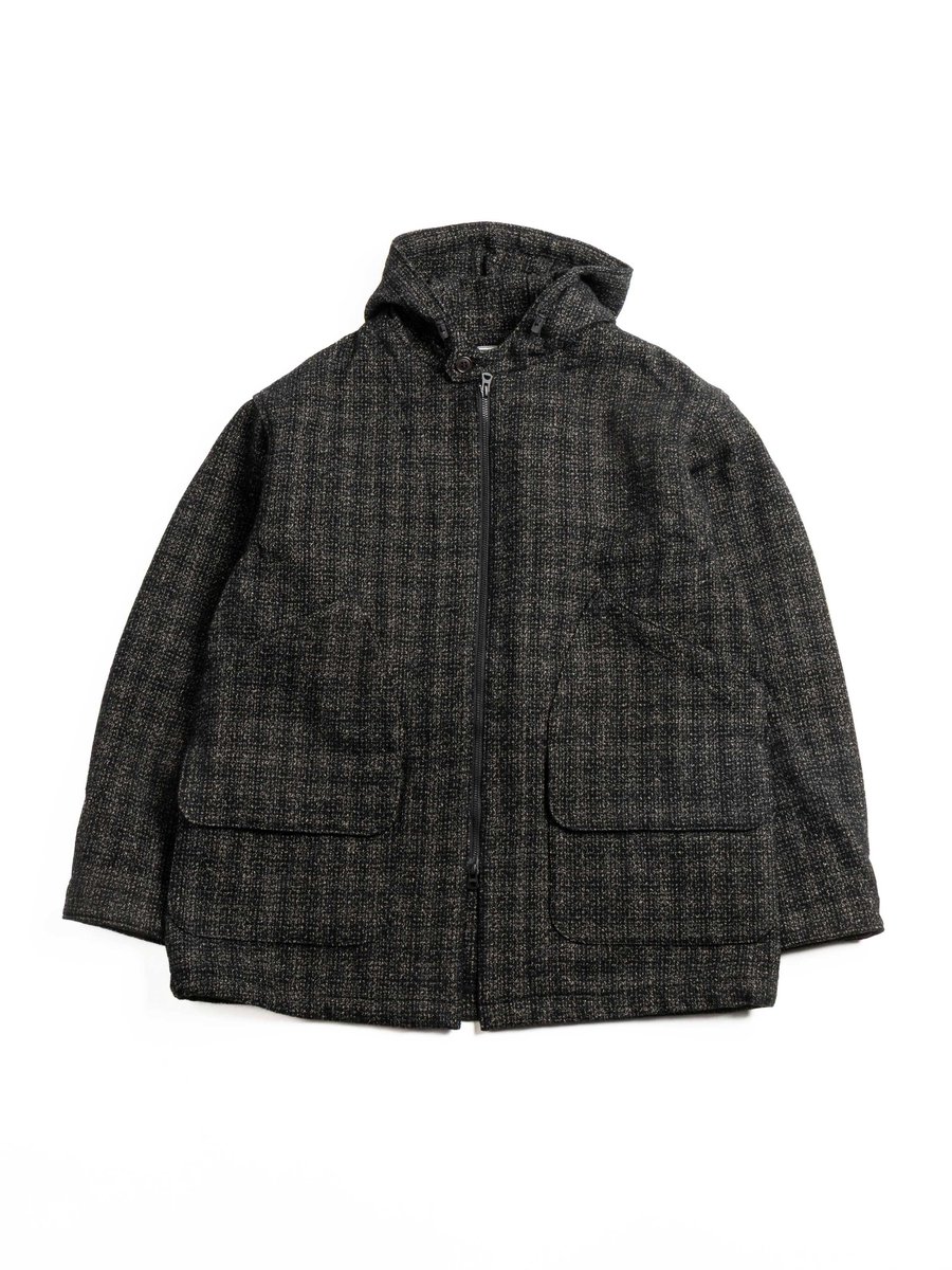 DEE PARKA 3 WOOL / COTTON NEP SALT & PEPPER