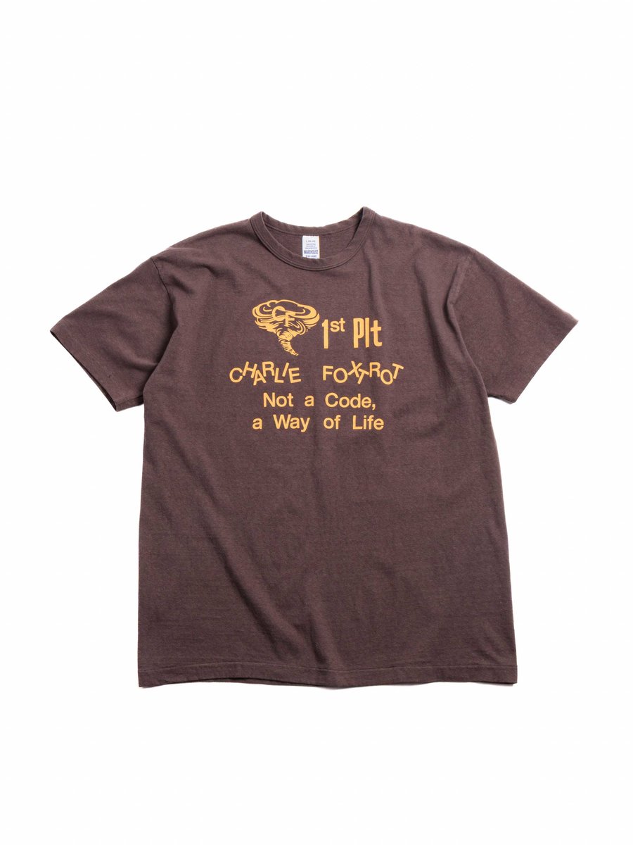(4064) CF 1ST PLT TEE SHIRT CHARCOAL