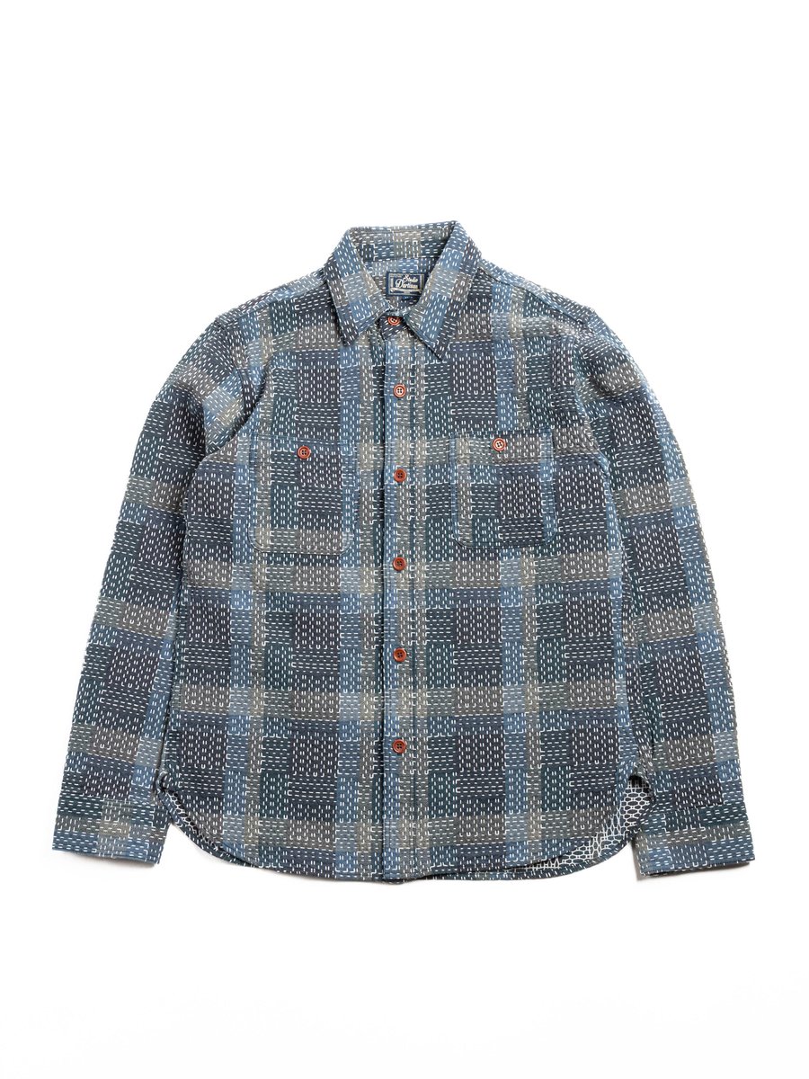 (5651) STUDIO D&rsquo;ARTISAN NORAGI SASHIKO SHIRT