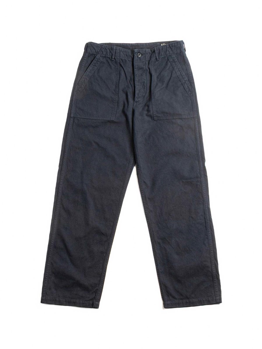 (5002) BRUSHED FLANNEL US ARMY FATIGUE PANTS DARK NAVY