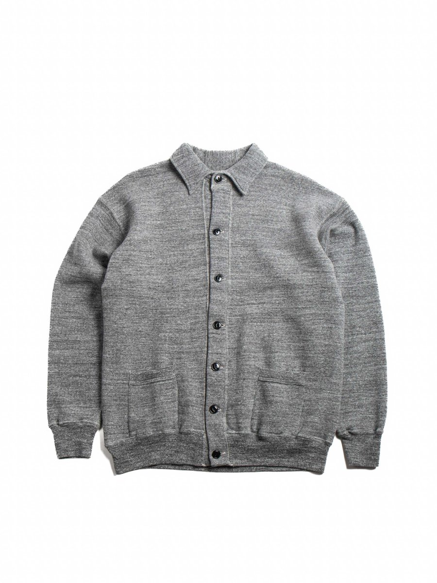 (LOT 86016) &ldquo;LOOP WHEEL&rdquo;SWEAT JACKET HEATHER CHARCOAL