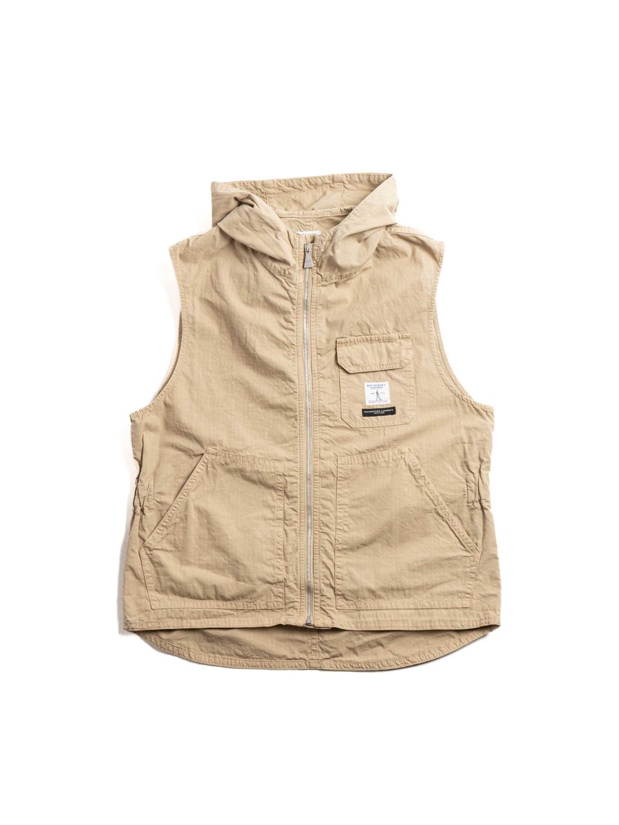 FIELD VEST RIPSTOP GARMENT DYED KHAKI