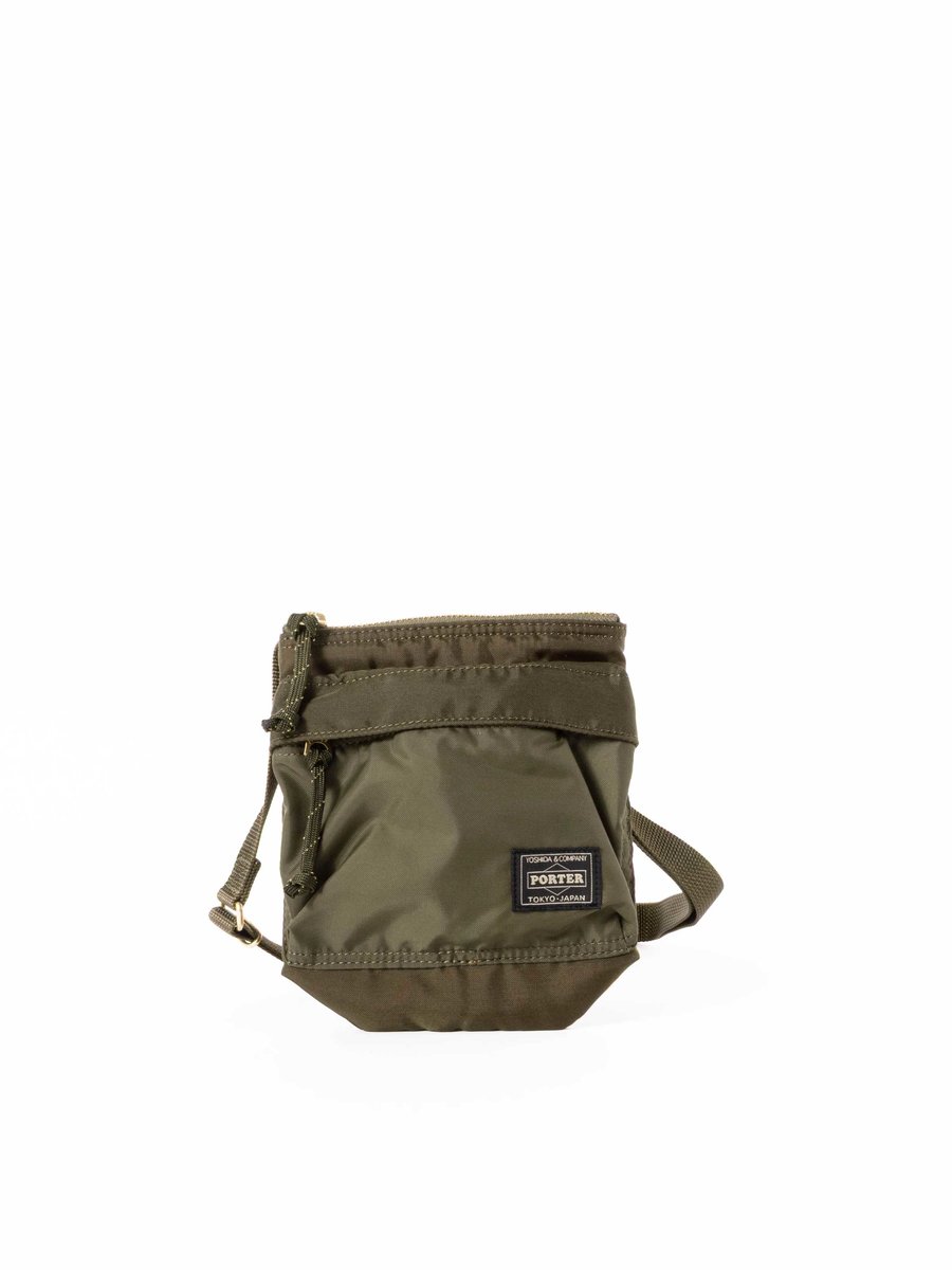 PORTER FORCE SHOULDER POUCH OLIVE