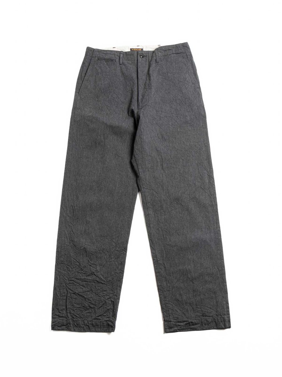 (VTD–0340–PT3) Type 45 CHINO TROUSER DK.CHARCOAL TWILL