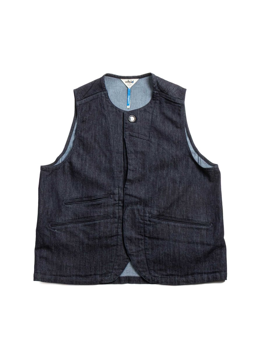 FLEXDURA DENIM VEST INDIGO