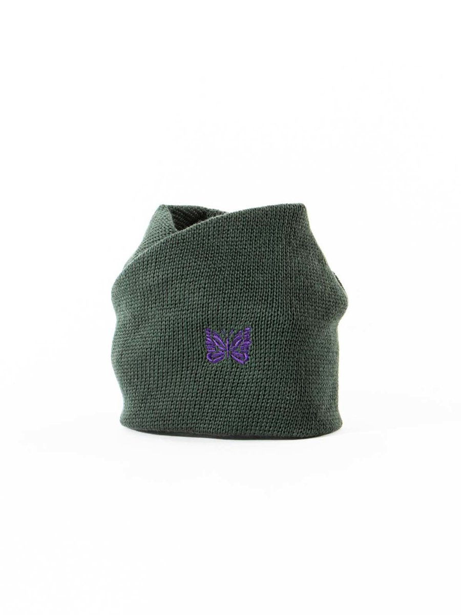 NECK WARMER MERINO WOOL OLIVE