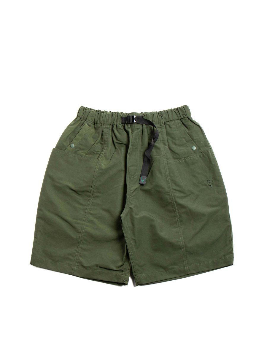 SOUTH2 WEST8 BELTED C.S. SHORT NYLON RIPSTOP OLIVE