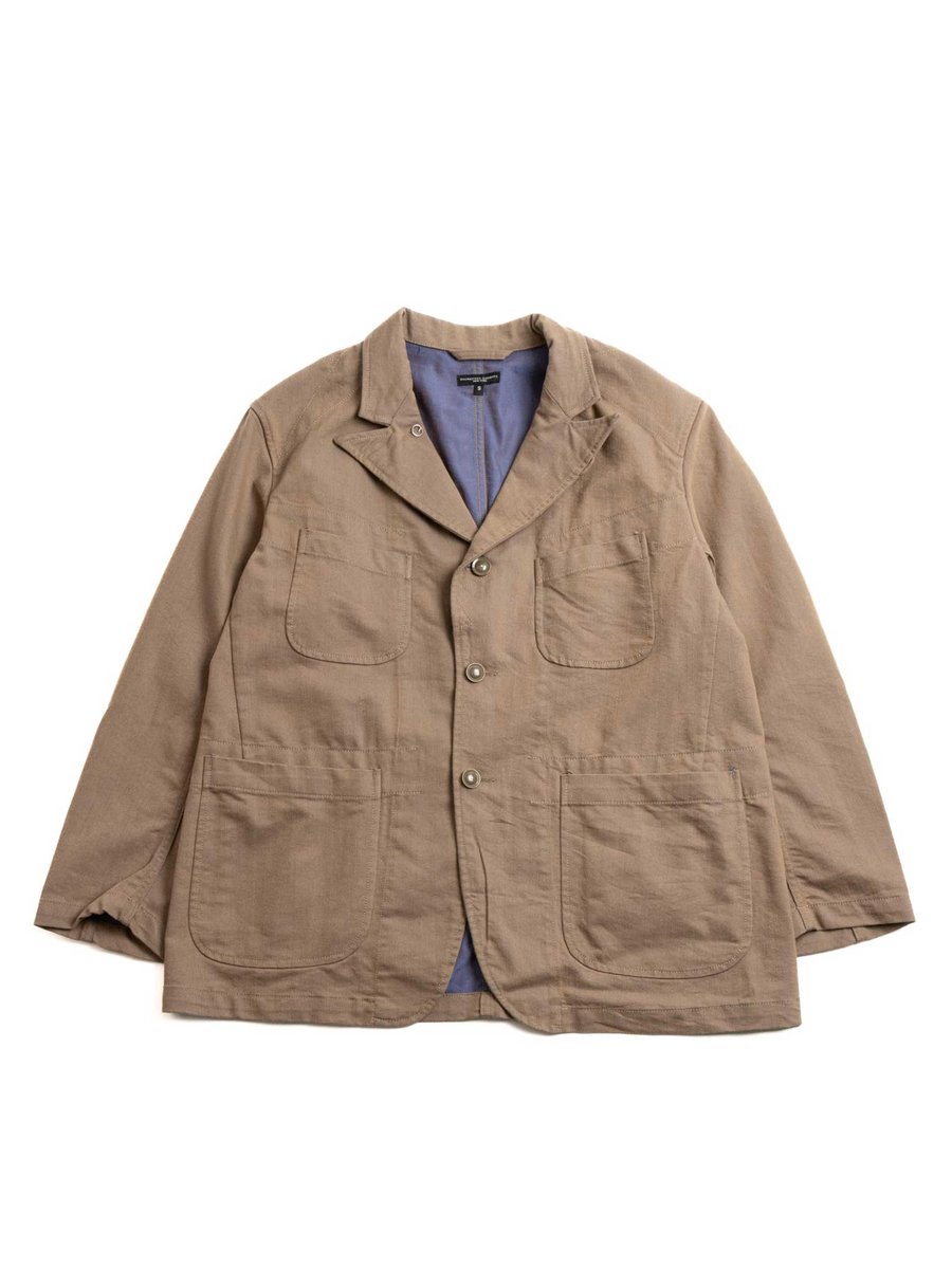 BEDFORD JACKET KHAKI/BLUE PC IRIDESCENT HEAVY TWILL