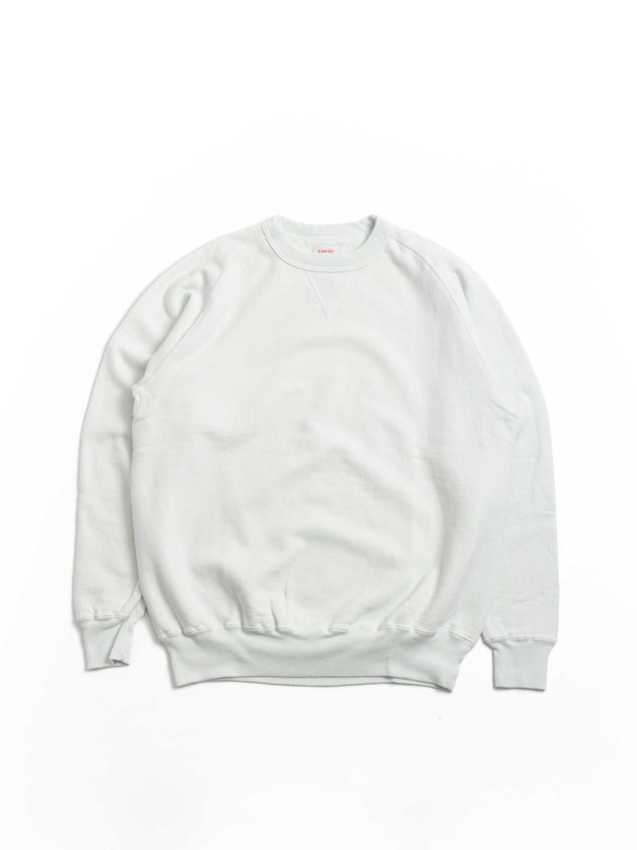  CREWNECK SWEATSHIRT BLUE FLOWER