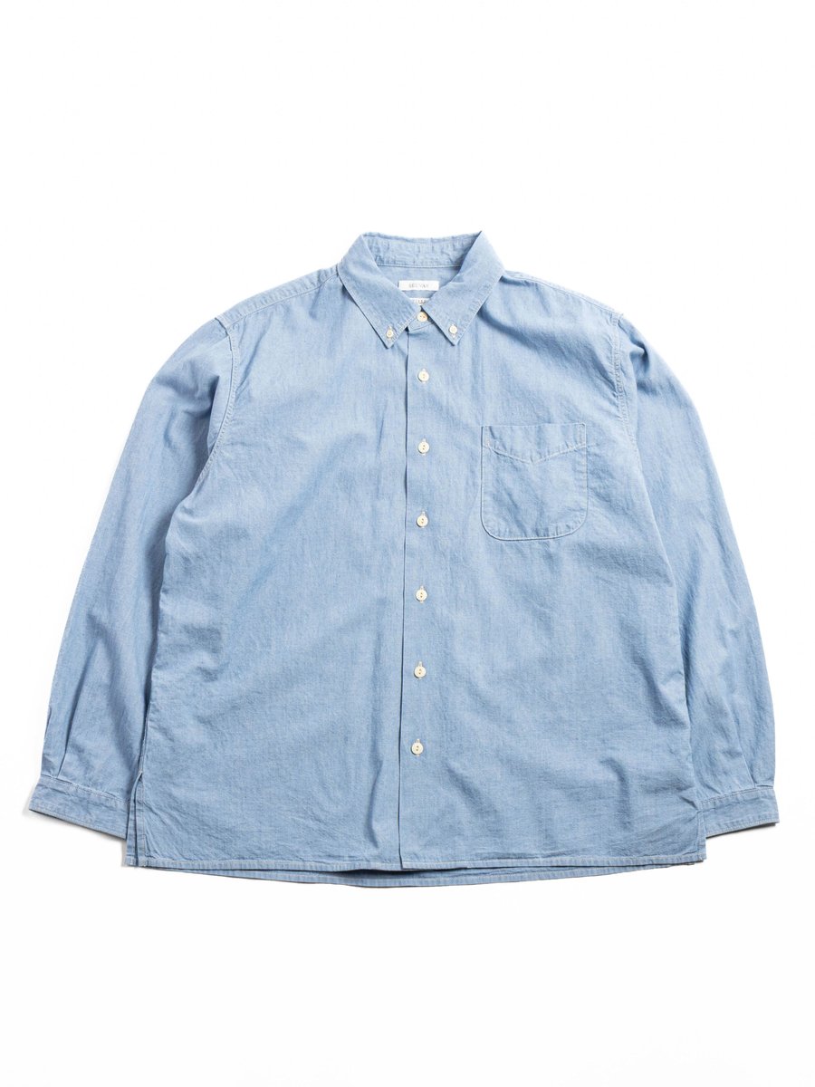 (SV&ndash;SH&ndash;030) CHAMBRAY L/S BD SHIRT LIGHT BLUE