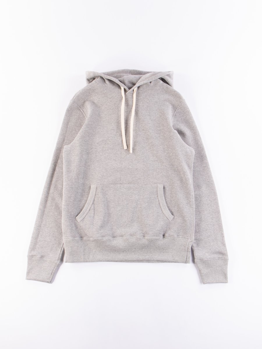 Grey Melange 382 Organic Cotton Hooded Sweatshirt