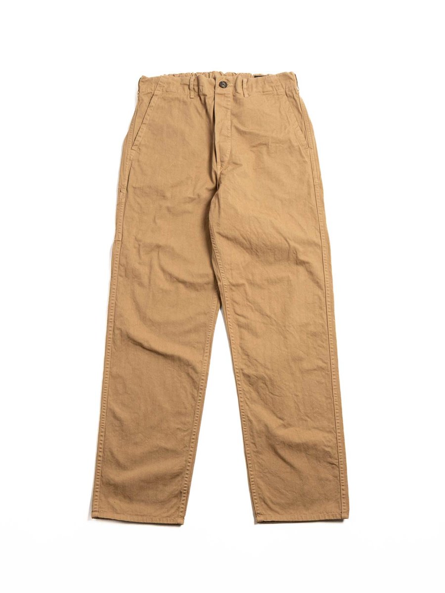 (LOT&ndash;5000) ORIGINAL HERRINGBONE FRENCH WORK PANT KHAKI